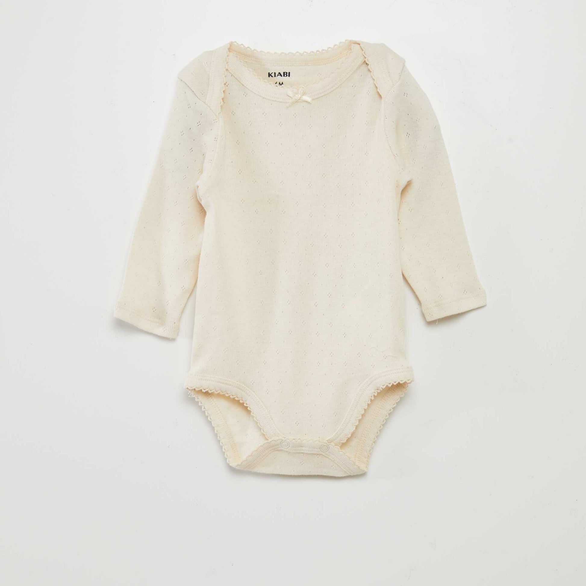 Body manches longues et col US - Lot de 3 Beige /rose clair/fonc