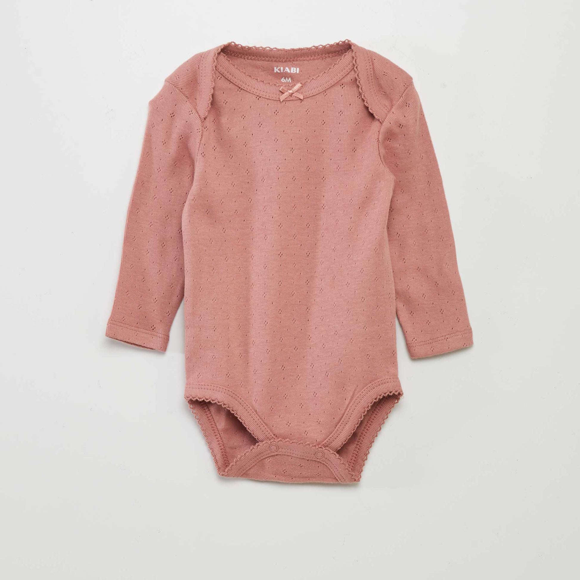 Body manches longues et col US - Lot de 3 Beige /rose clair/fonc