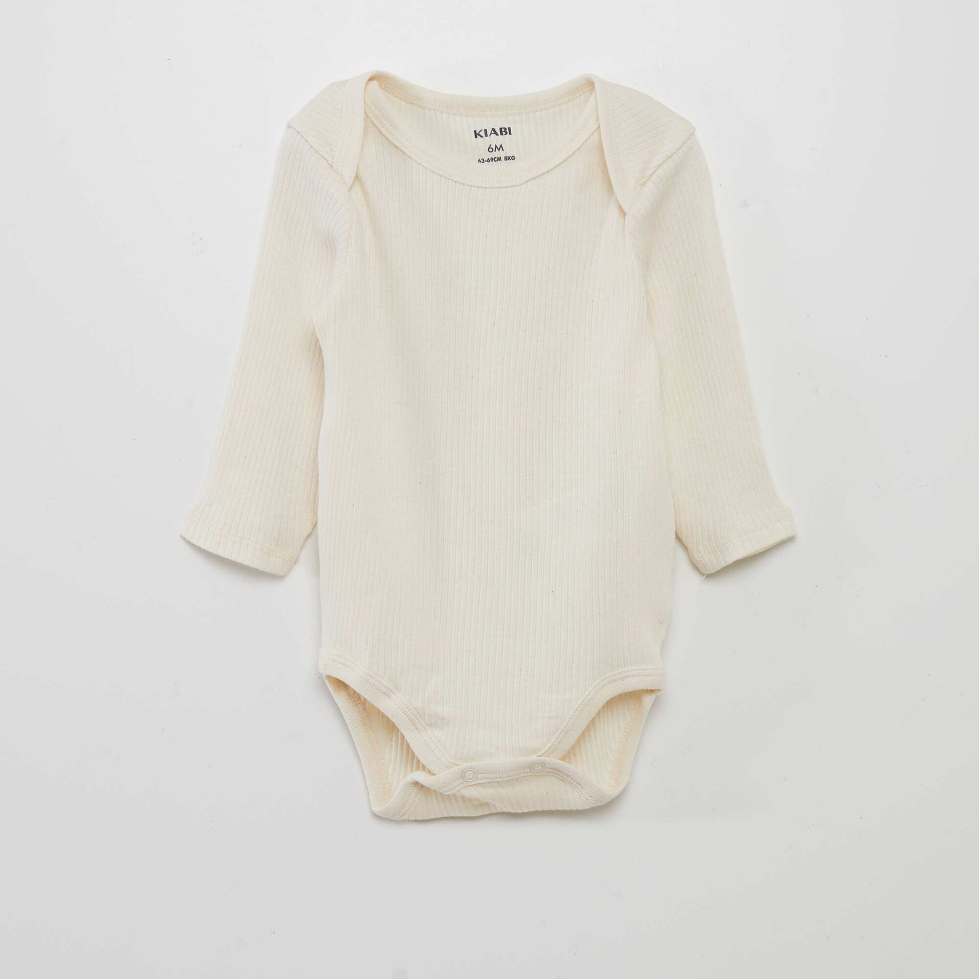 Body manches longues et col US - Lot de 3 Beige/rose