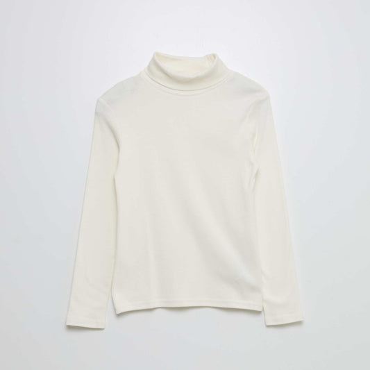 Sous-pull uni blanc