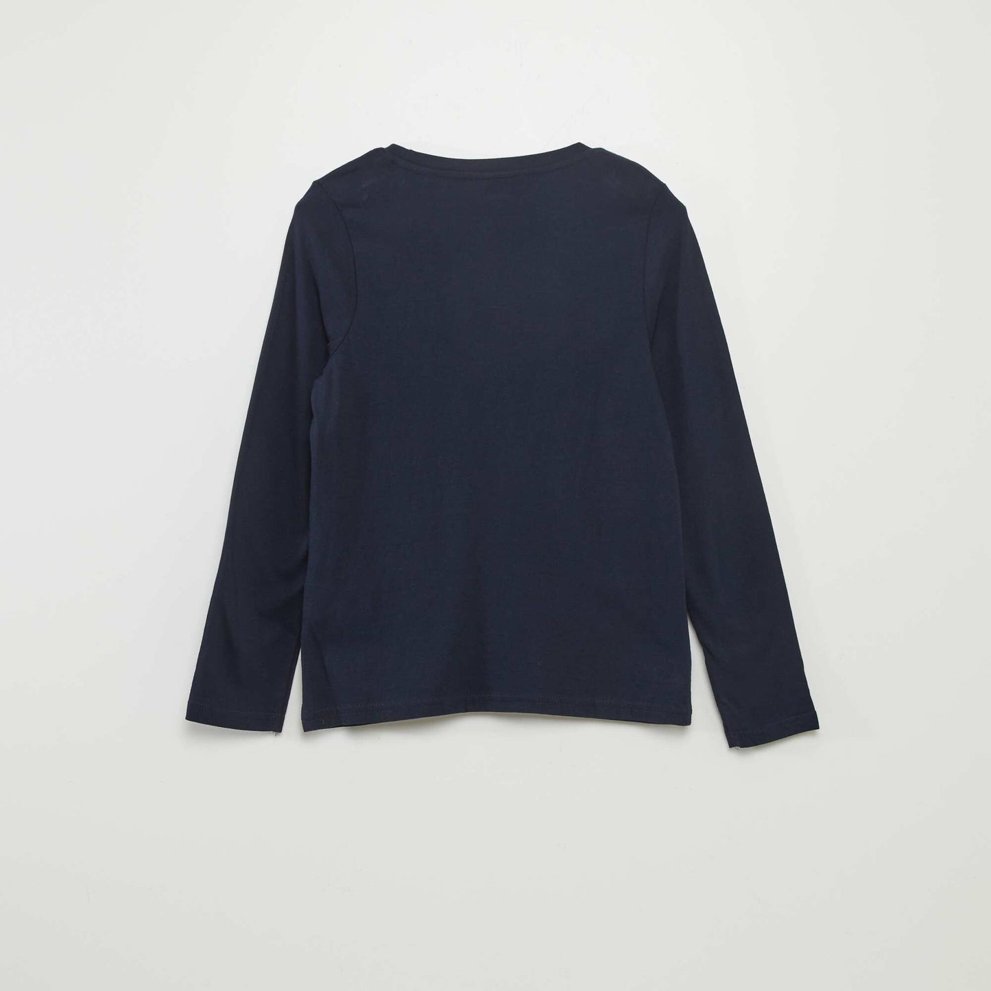 T-shirt imprim    col rond Bleu marine