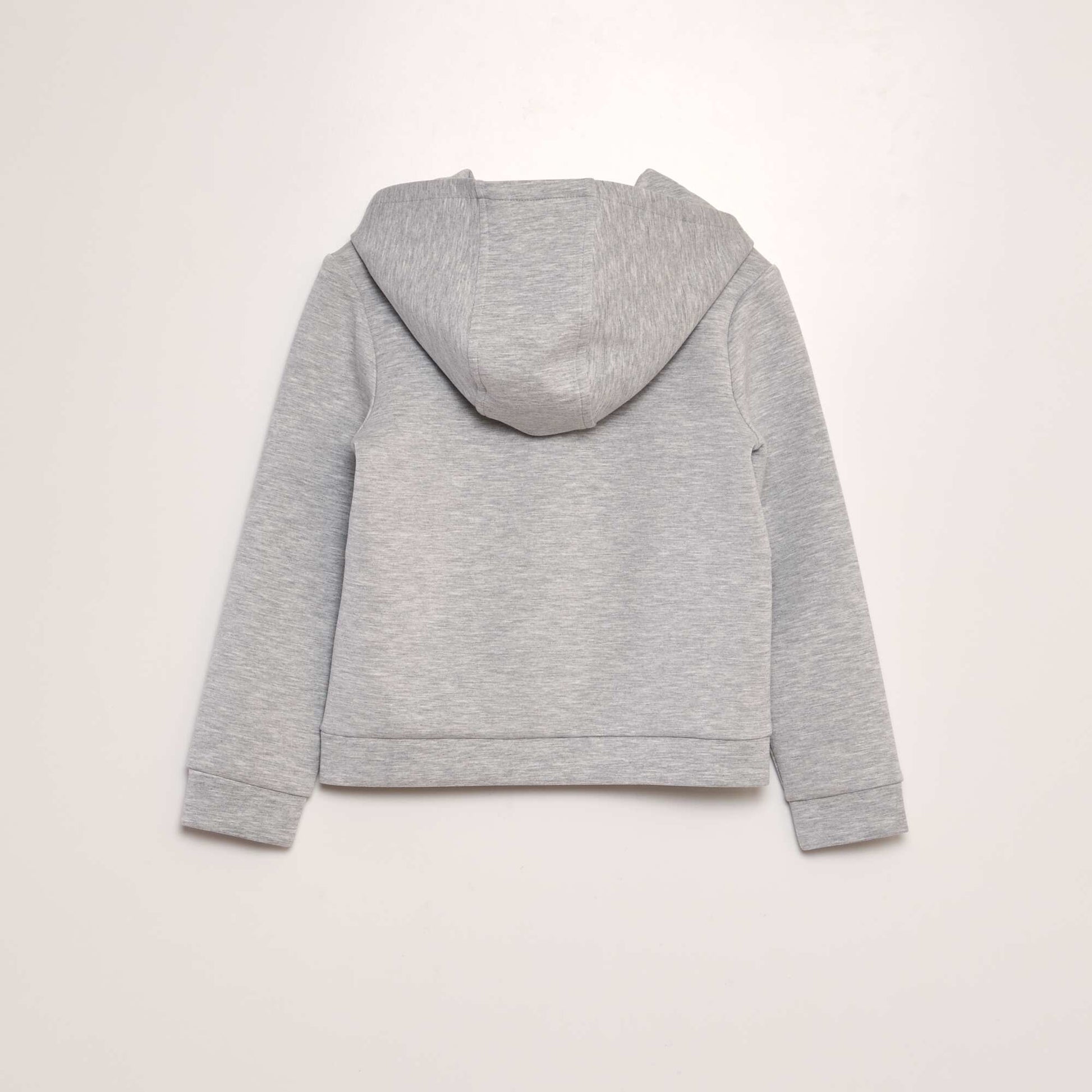 Sweat zipp capuche Gris