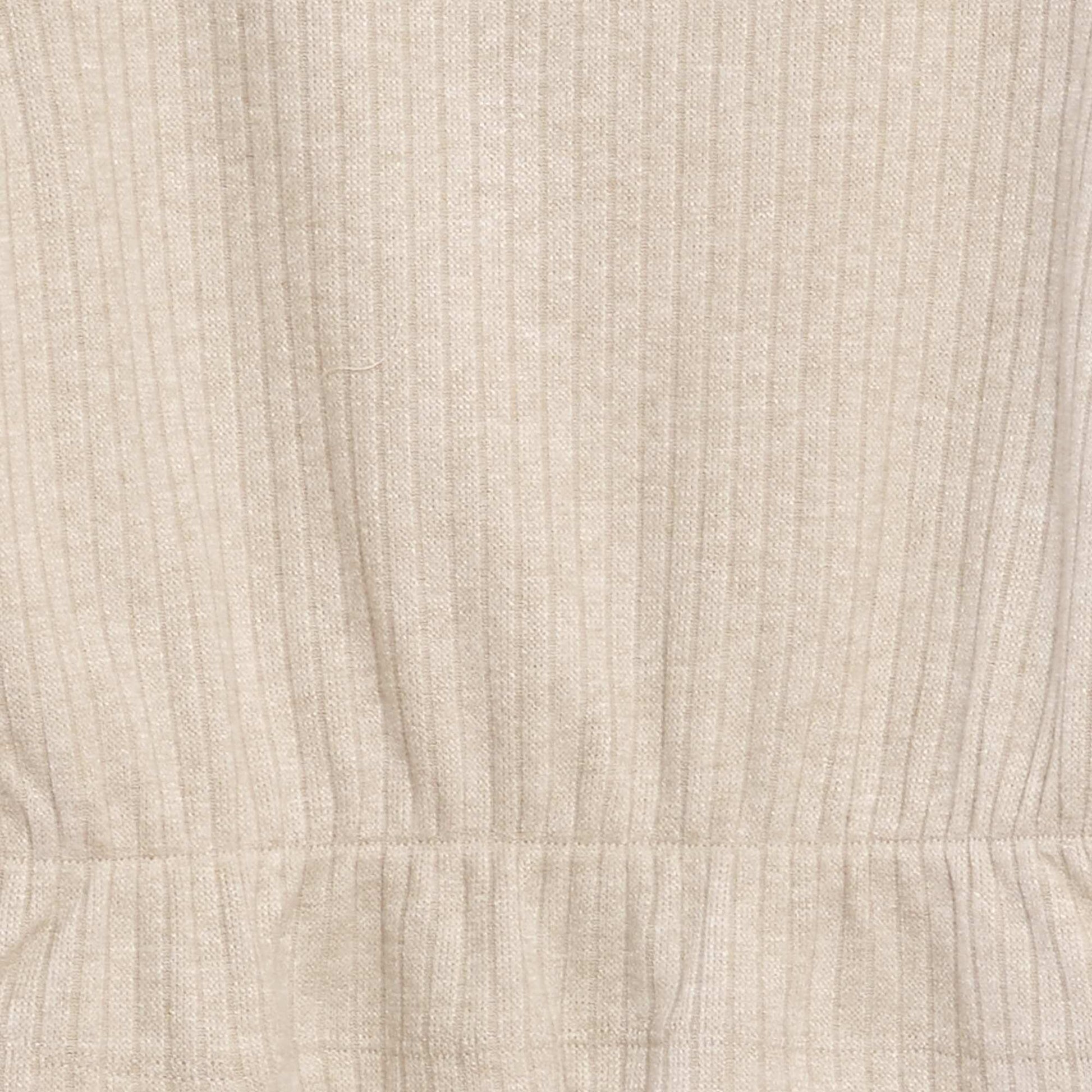 T-shirt c tel volant Beige