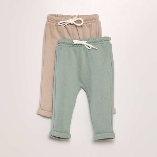 Lot de 2 pantalons style sarouel Vert