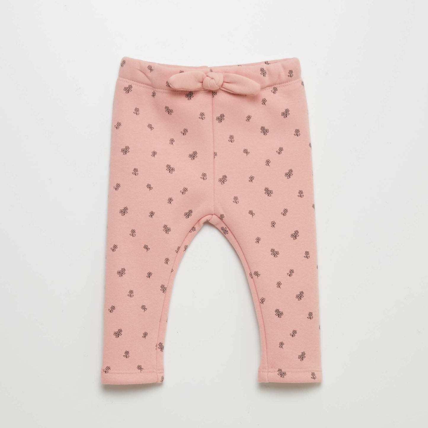 Pantalon en molleton avec n ud Rose