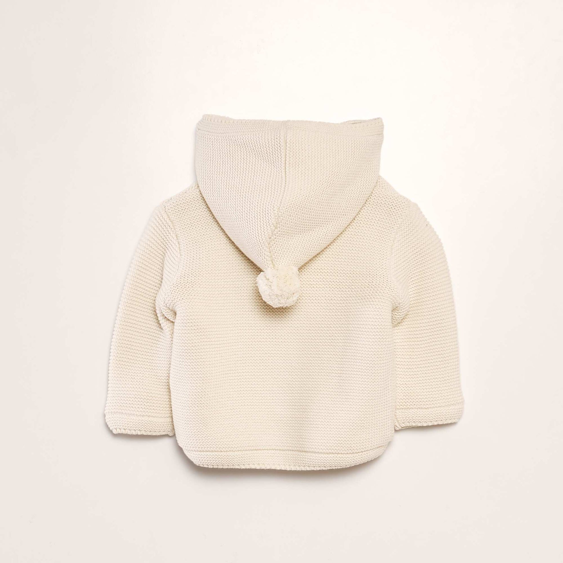 Gilet capuche doubl en sherpa Blanc