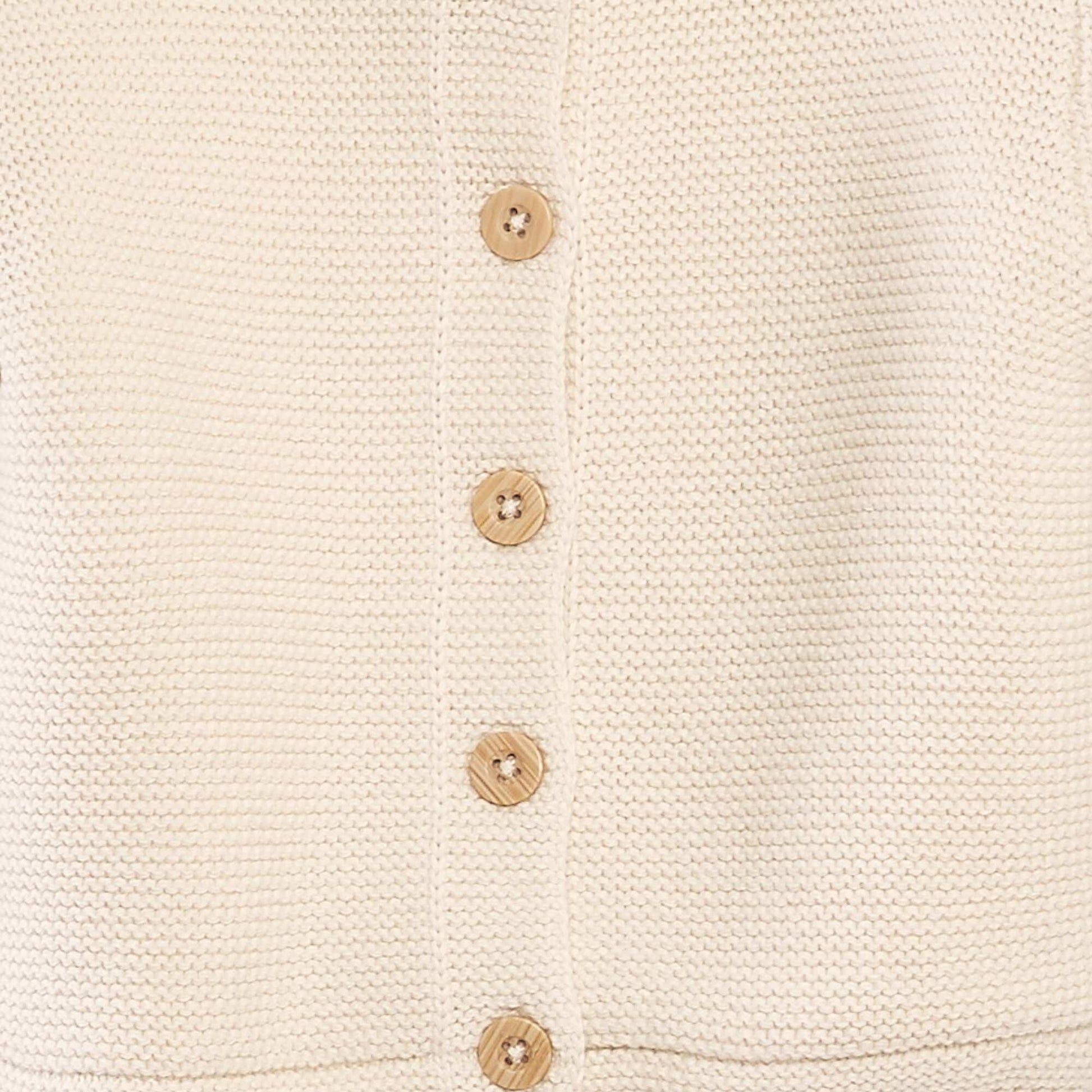 Gilet capuche doubl en sherpa Blanc
