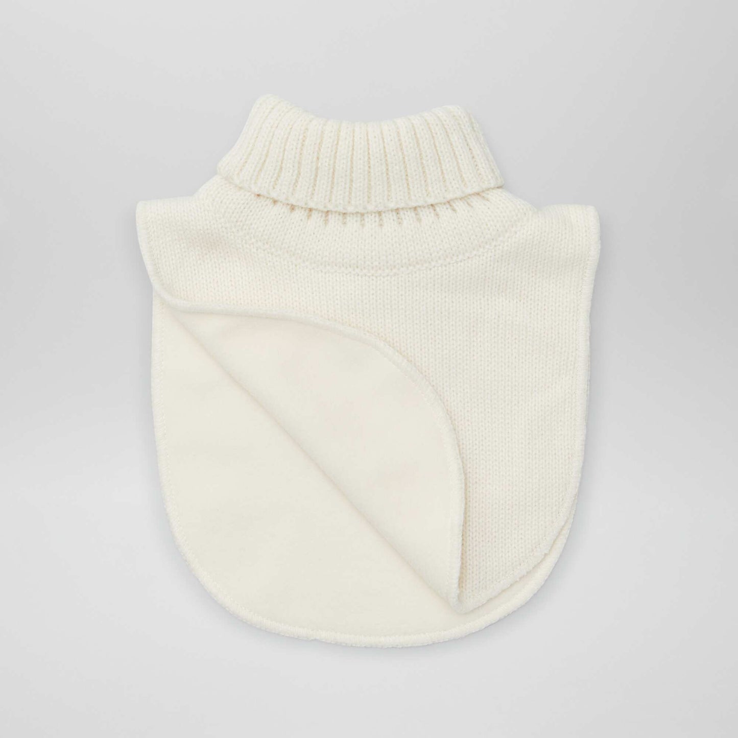 Snood col roulé Blanc