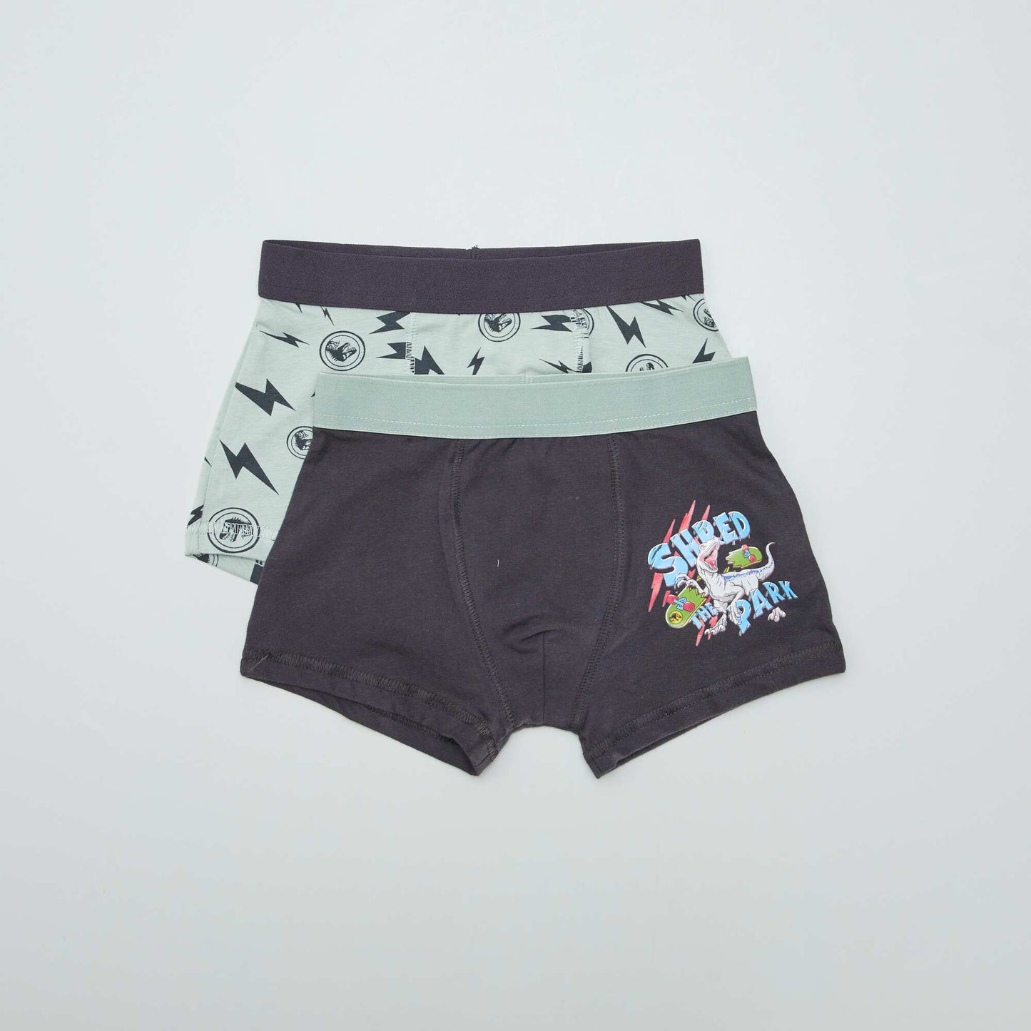 Lot de 2 boxers 'Jurassic Park' Vert