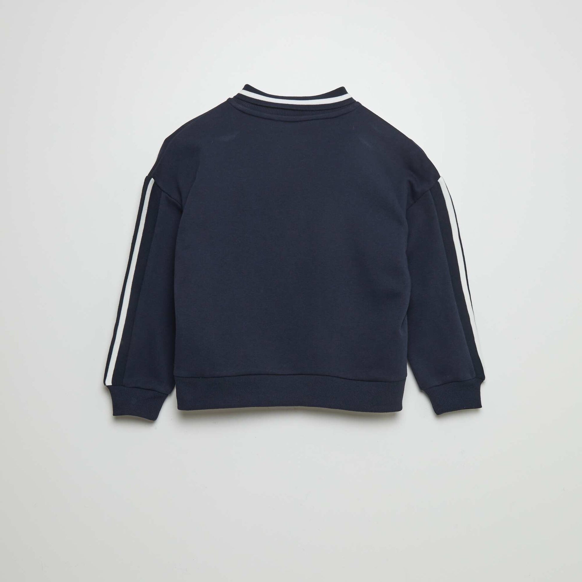 Sweat style campus col polo BLEU