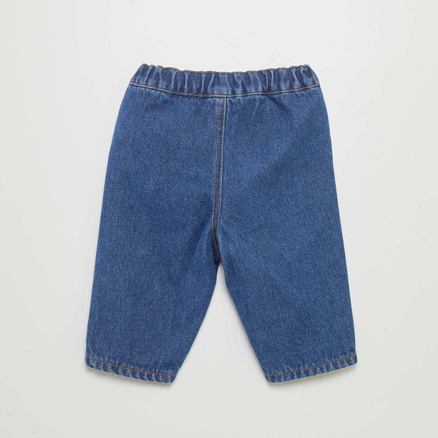 Pantalon denim avec boutons Bleu