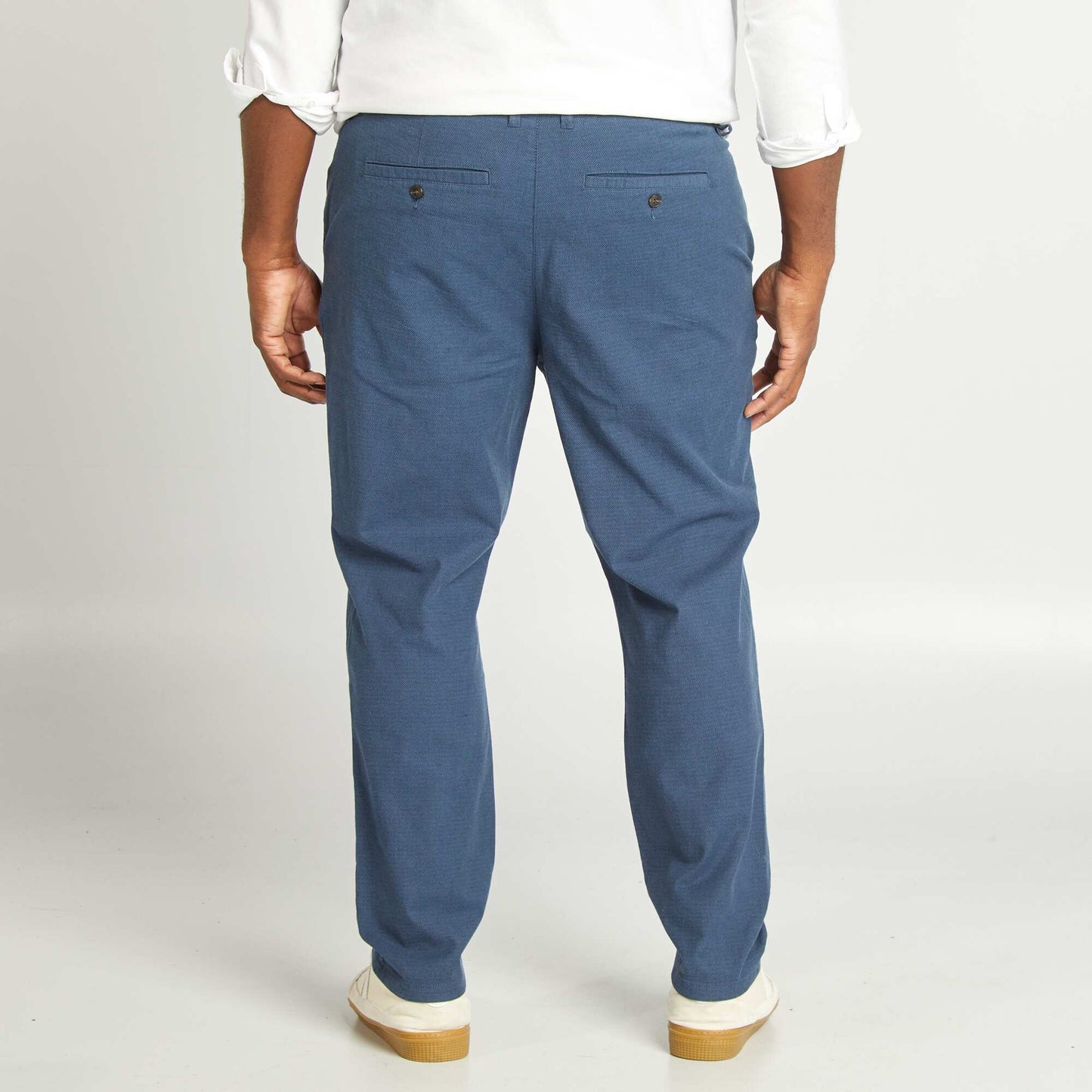 Pantalon chino Bleu