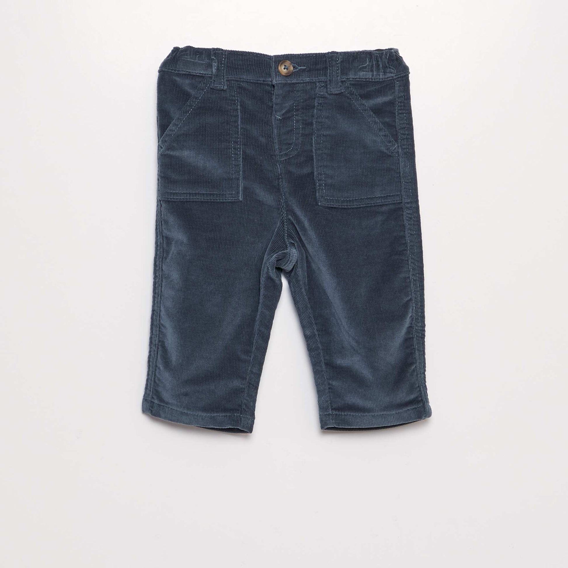Pantalon en velours c tel bleu