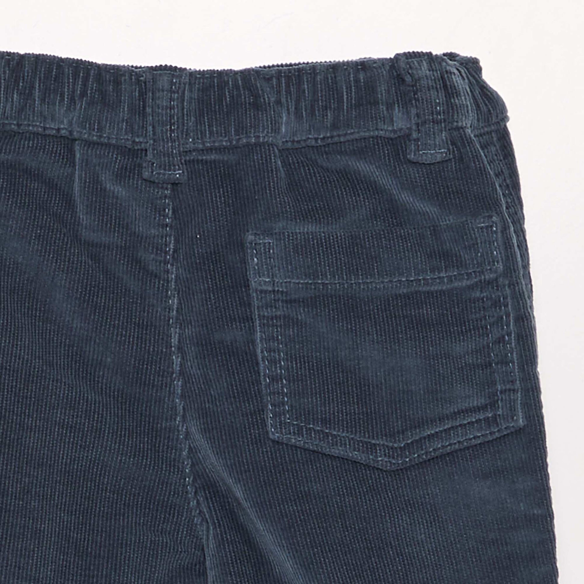 Pantalon en velours c tel bleu