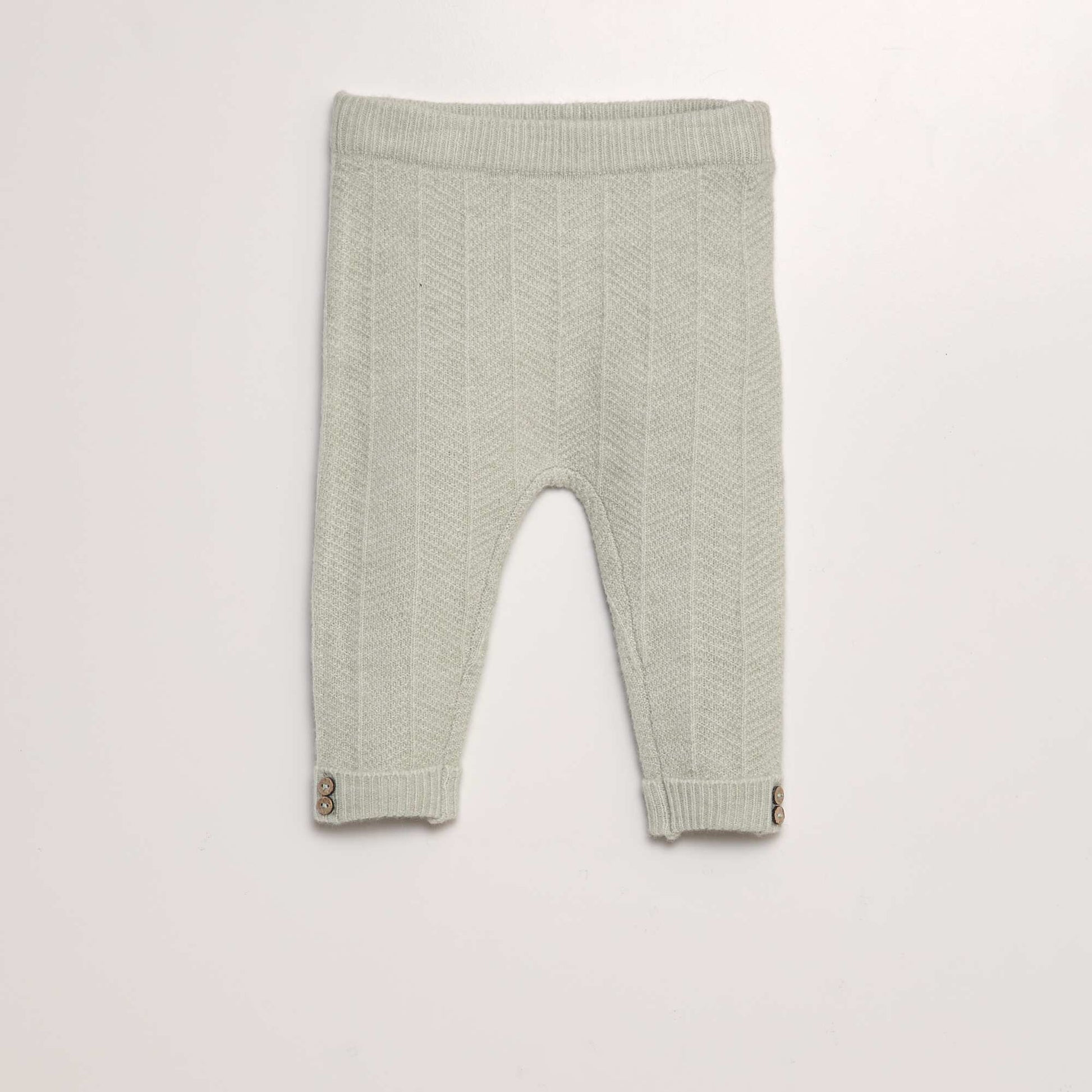 Legging en maille tricot Vert