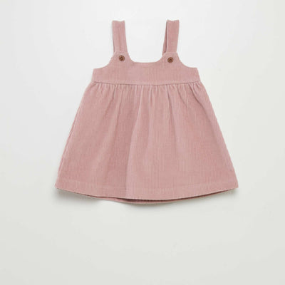 Robe en velours c tel e Rose