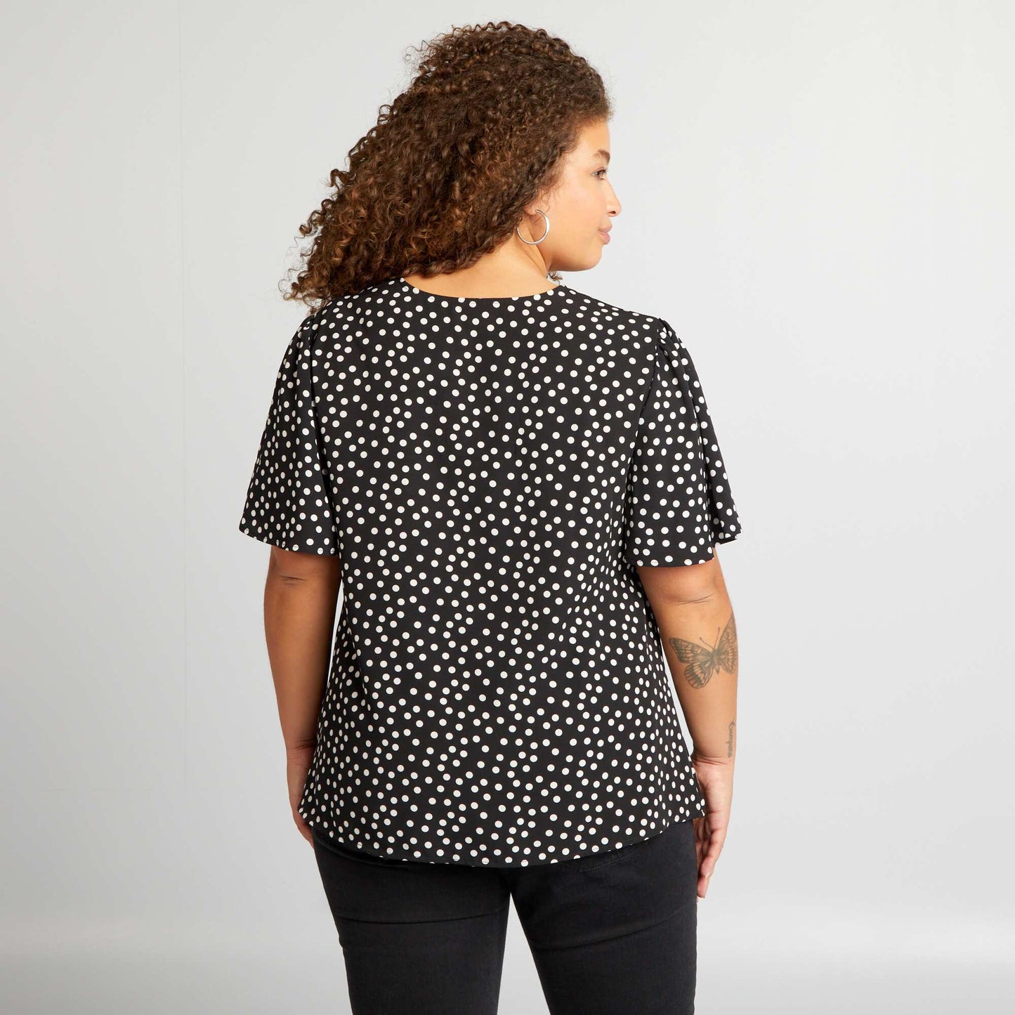 Blouse fluide NOIR