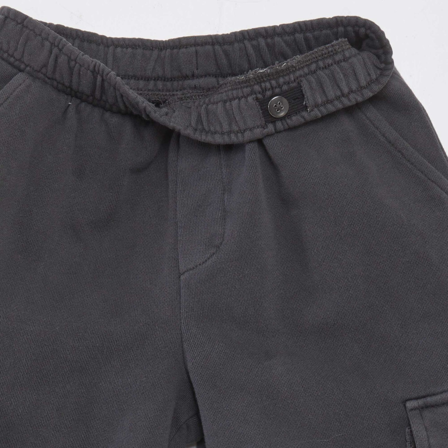 Pantalon de joggig en molleton avec poches Gris fonc