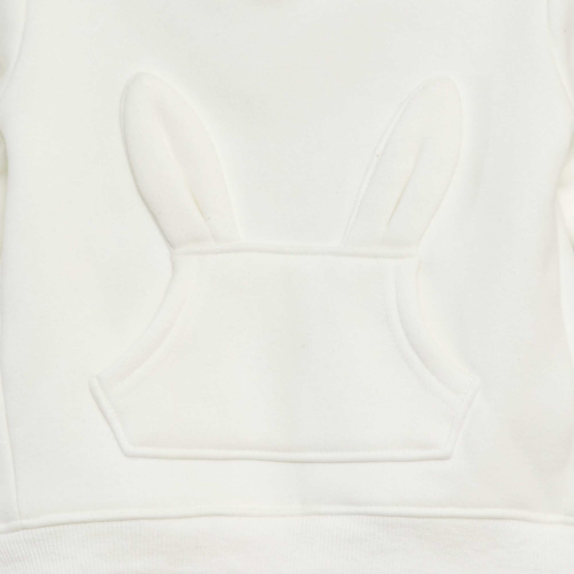 Sweat à capuche animé blanc