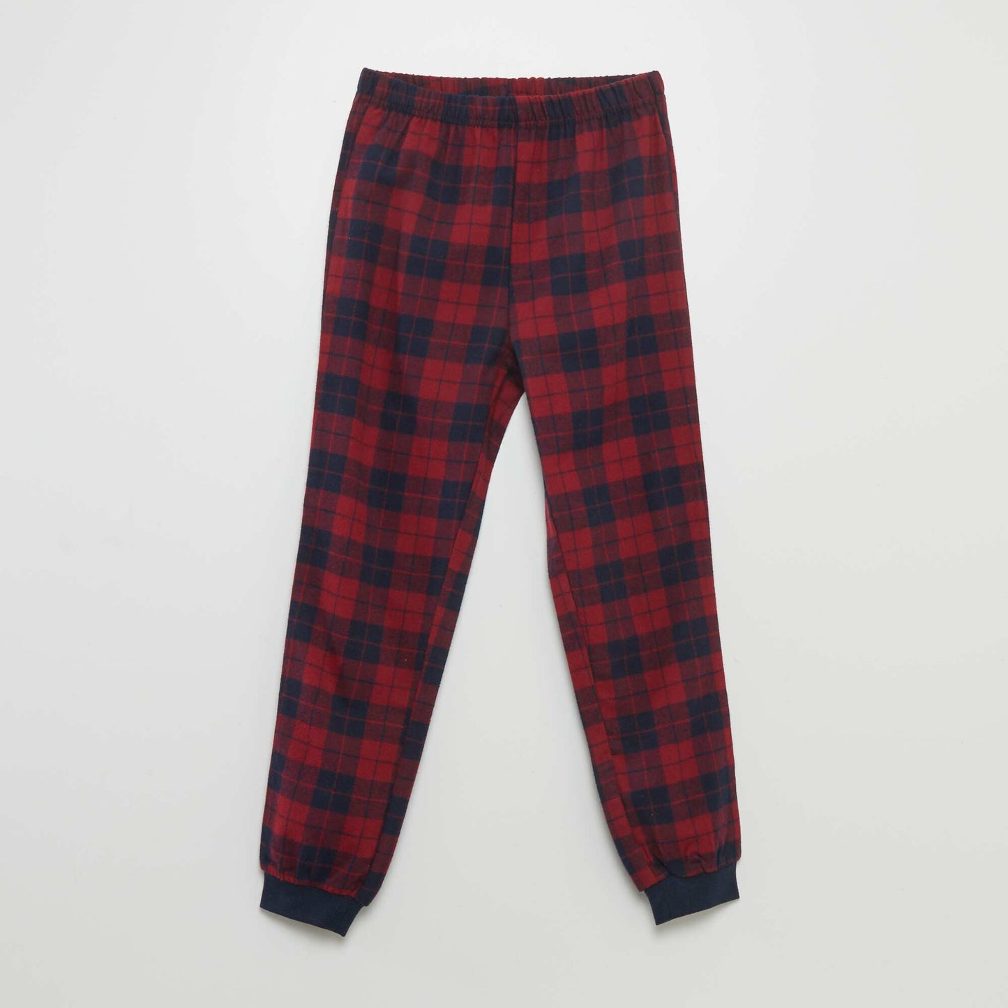 Ensemble pyjama en velours et flanelle - 2 pi ces Bleu