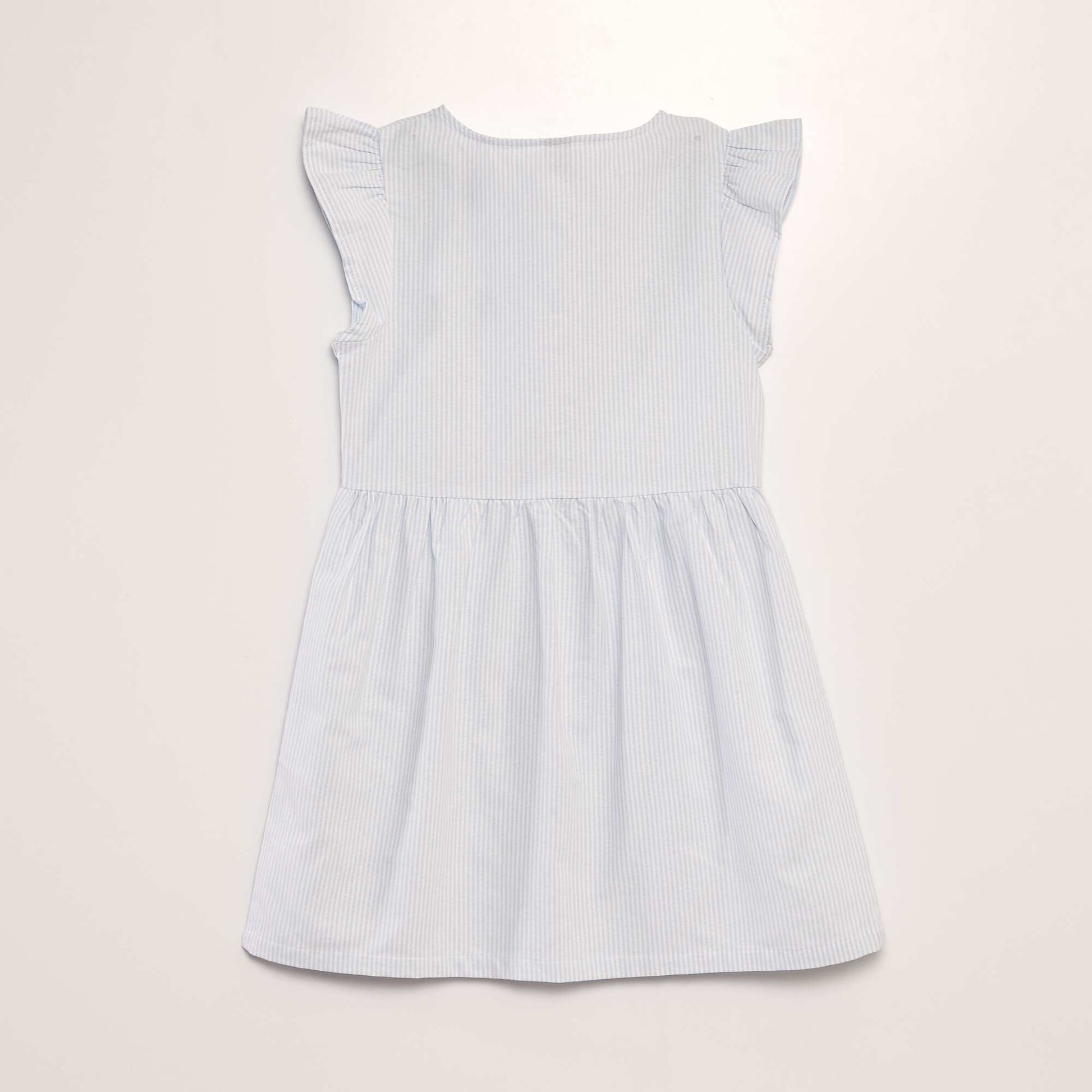 Robe rayures en coton Bleu