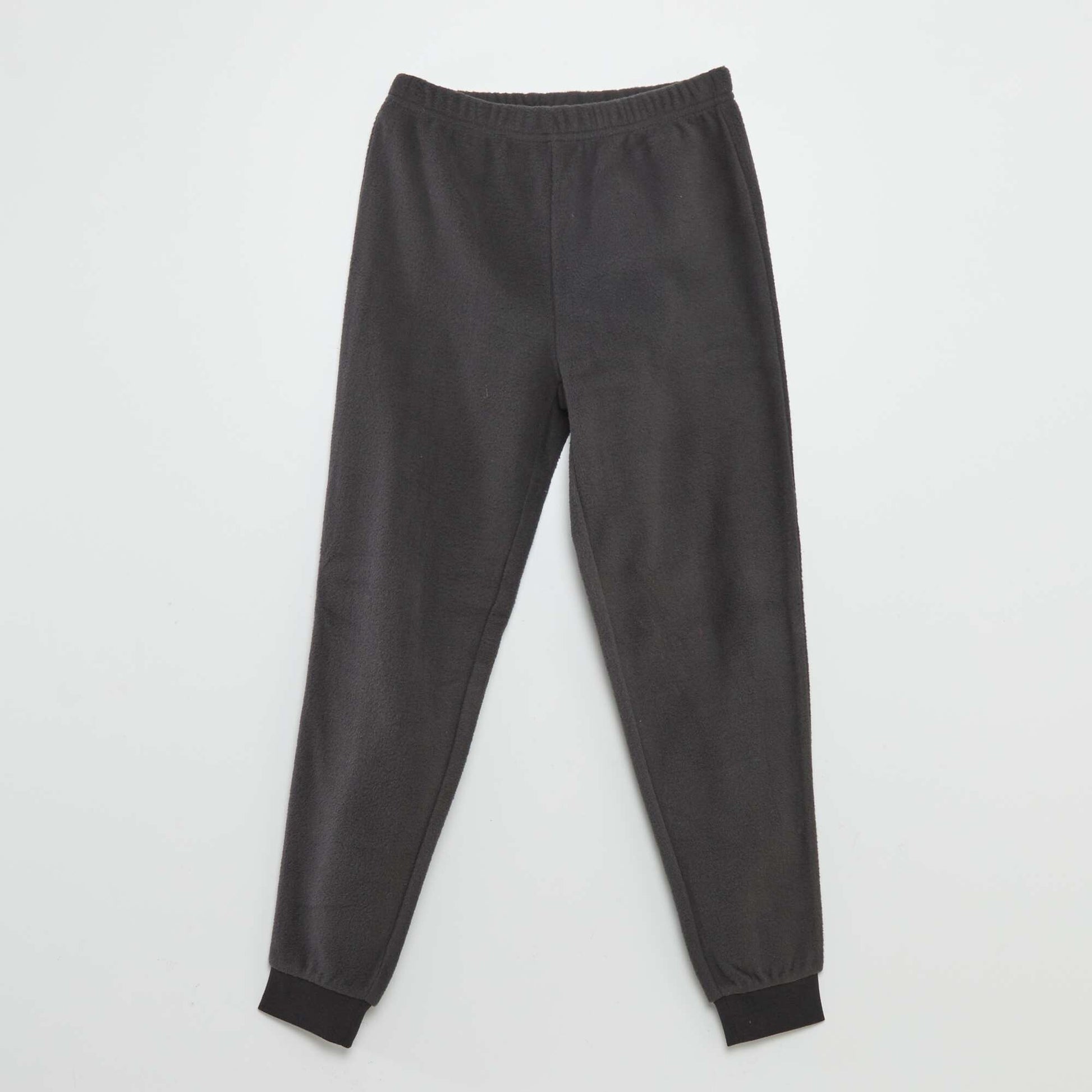 Pyjama long en polaire - 2 pi ces Marron