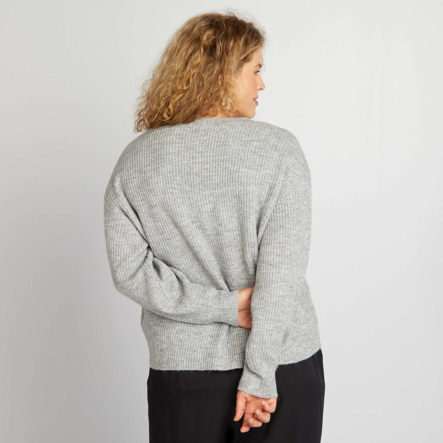 Cardigan en maille c tel e Gris