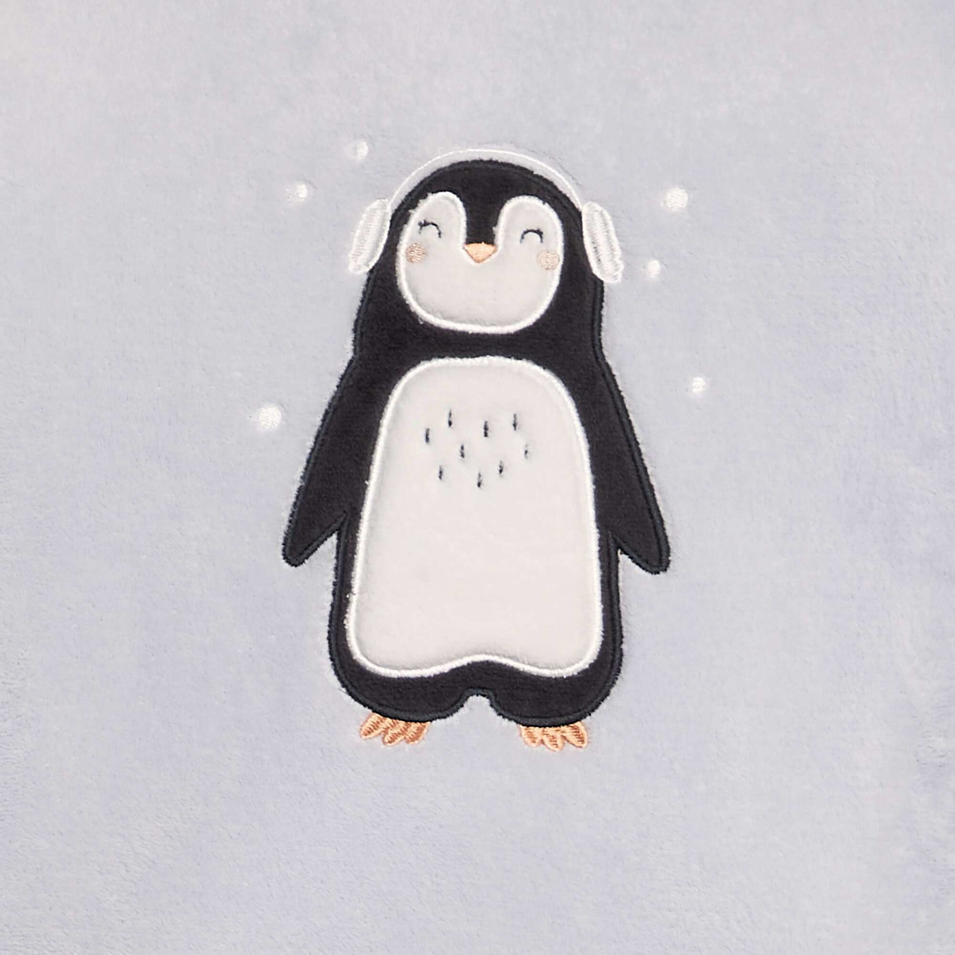 Ensemble pyjama polaire 'pingouin' - 2 pi ces Bleu