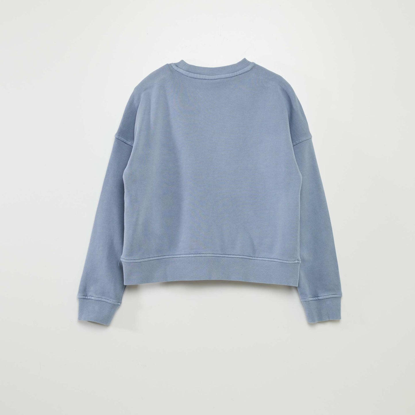 Sweat en molleton avec poche kangourou Bleu