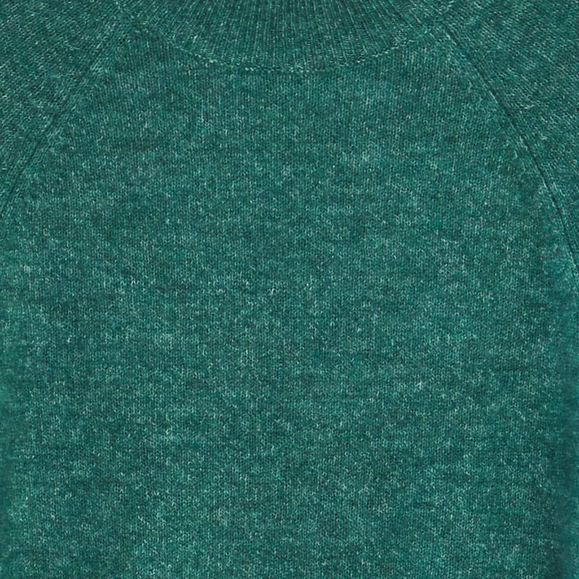 Pull en maille à col rond Vert