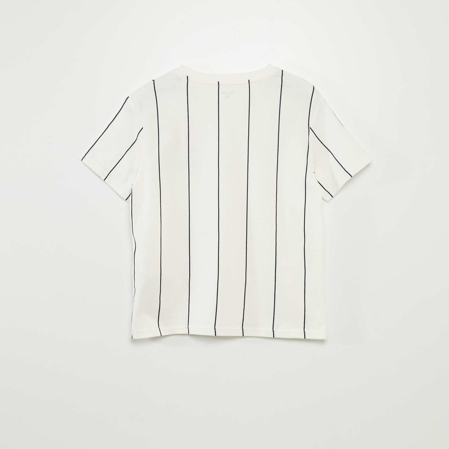 T-shirt manches courtes style baseball BEIGE