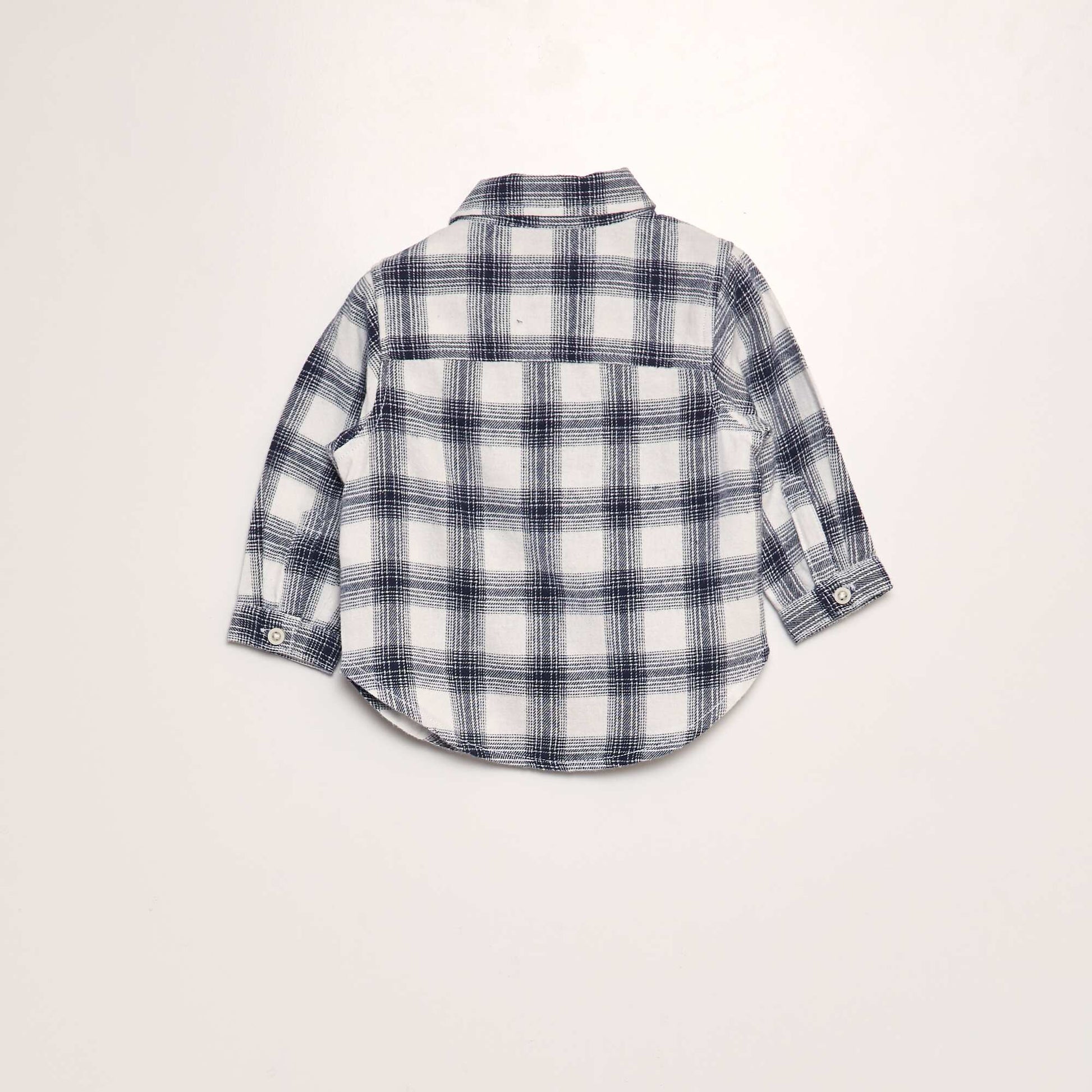 Chemise carreaux en flanelle NOIR