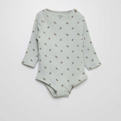 Body c tel imprim - Mixte Vert
