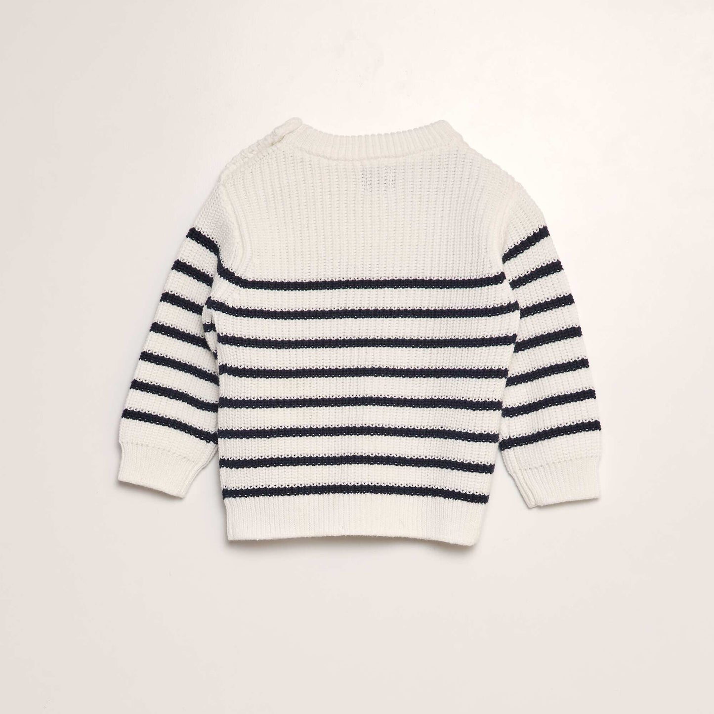 Pull en tricot Blanc/bleu