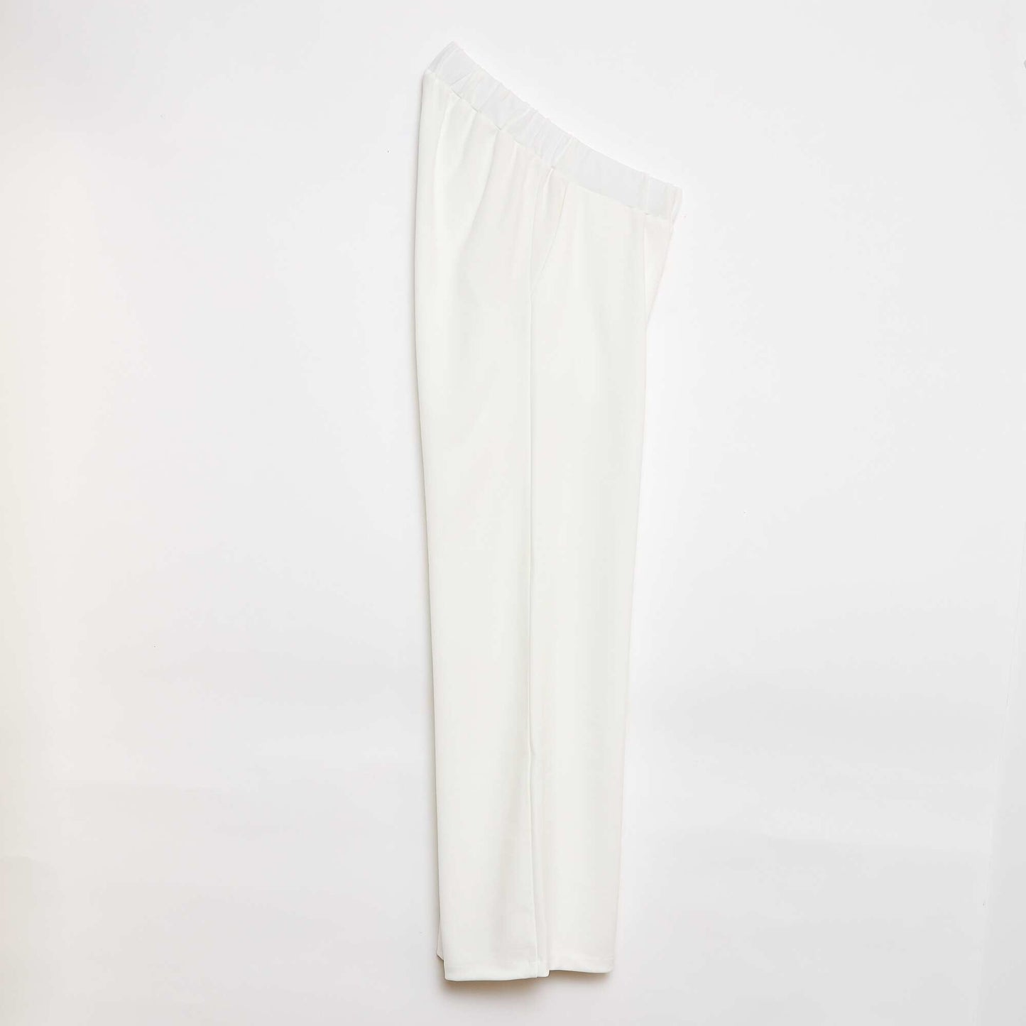 Pantalon large taille haute - So Easy BLANC