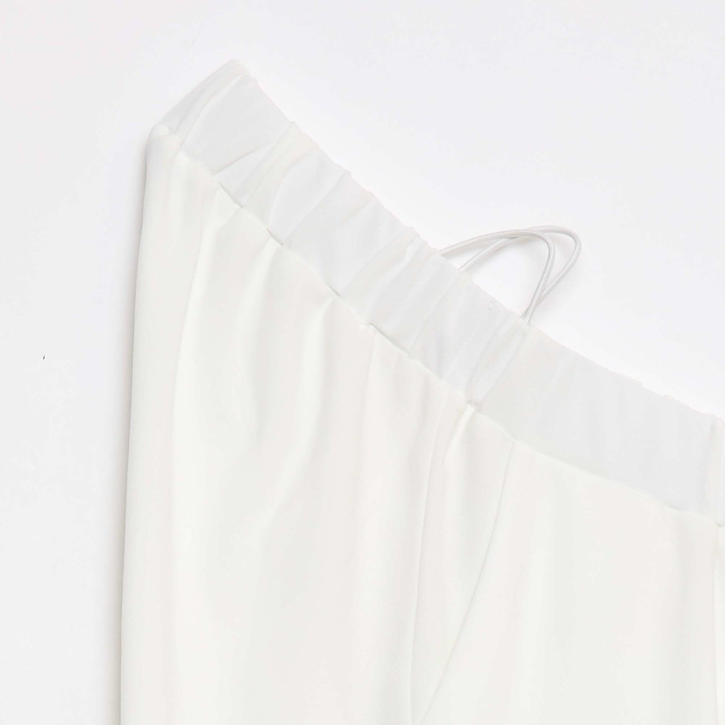 Pantalon large taille haute - So Easy BLANC