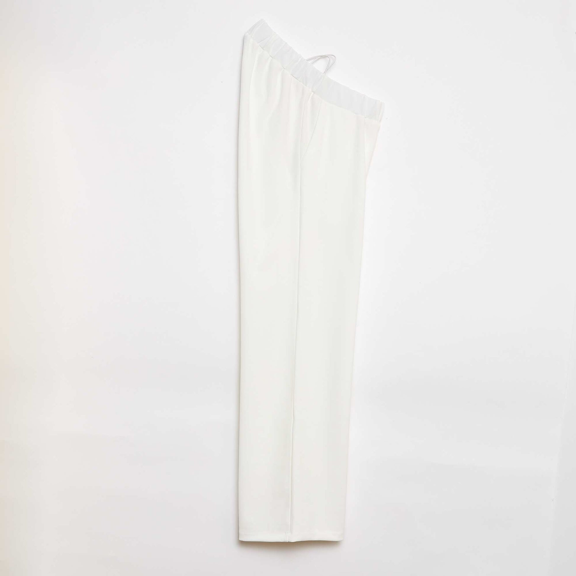 Pantalon large taille haute - So Easy BLANC