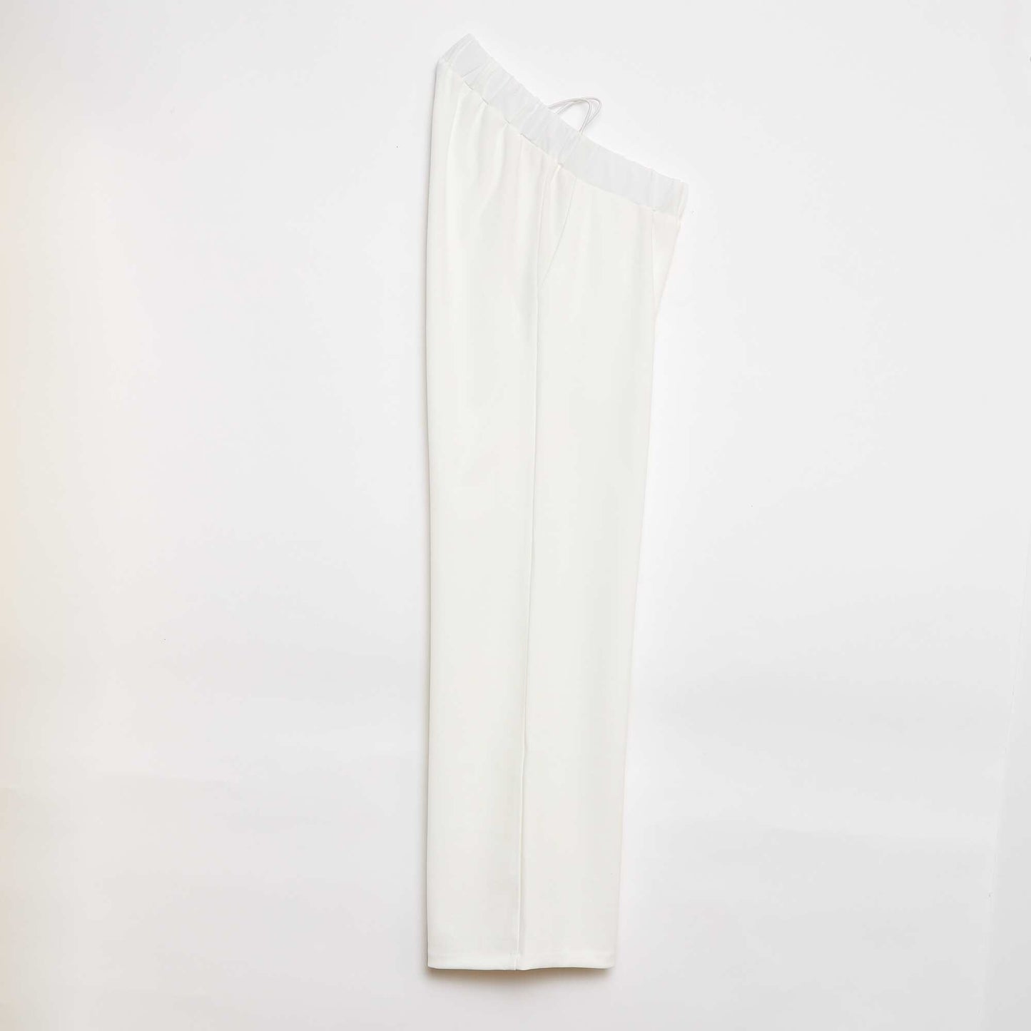 Pantalon large taille haute - So Easy BLANC