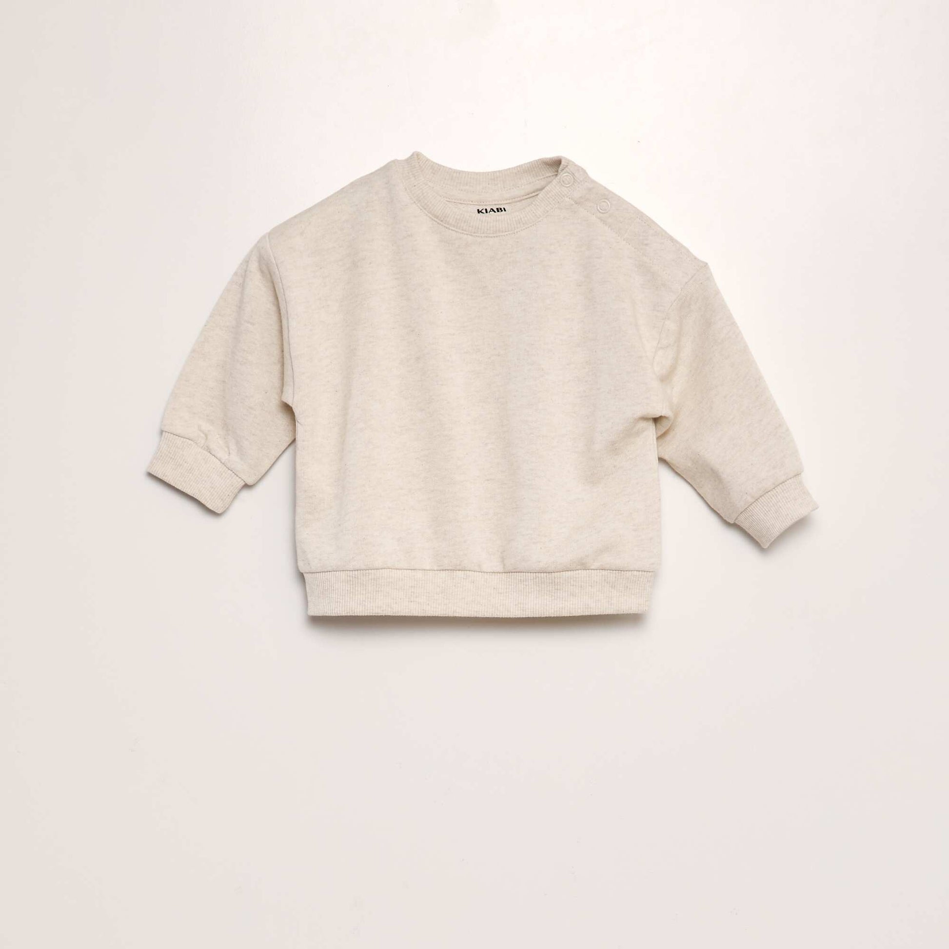 Lot de 3 sweats unis BEIGE