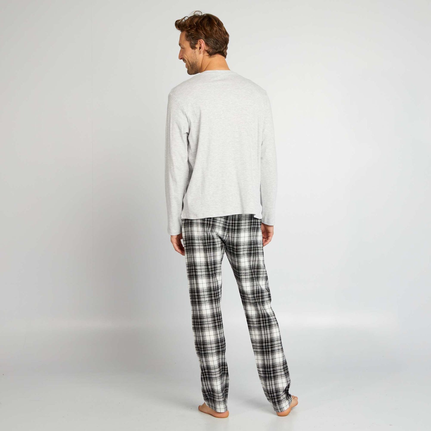 Pyjama long - 2 pi ces Gris