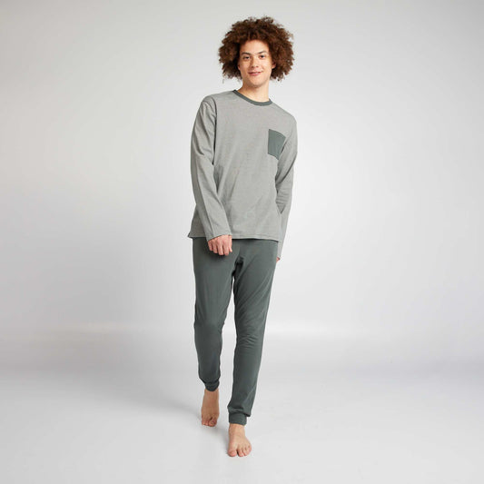 Ensemble pyjama long - 2 pi ces Vert