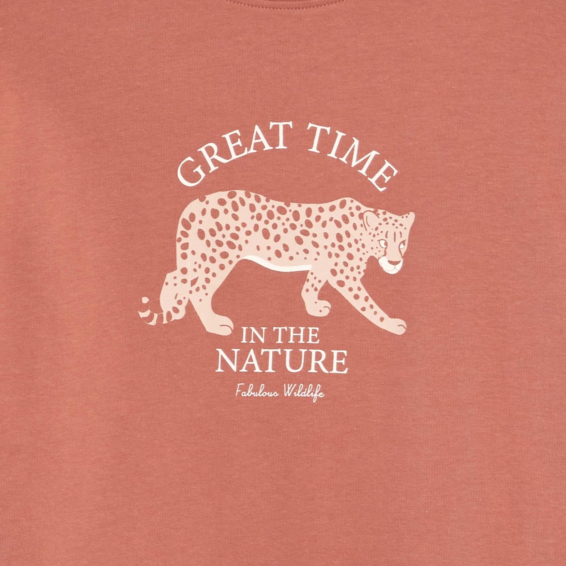 Sweat l ger avec effet chemise Rose clair