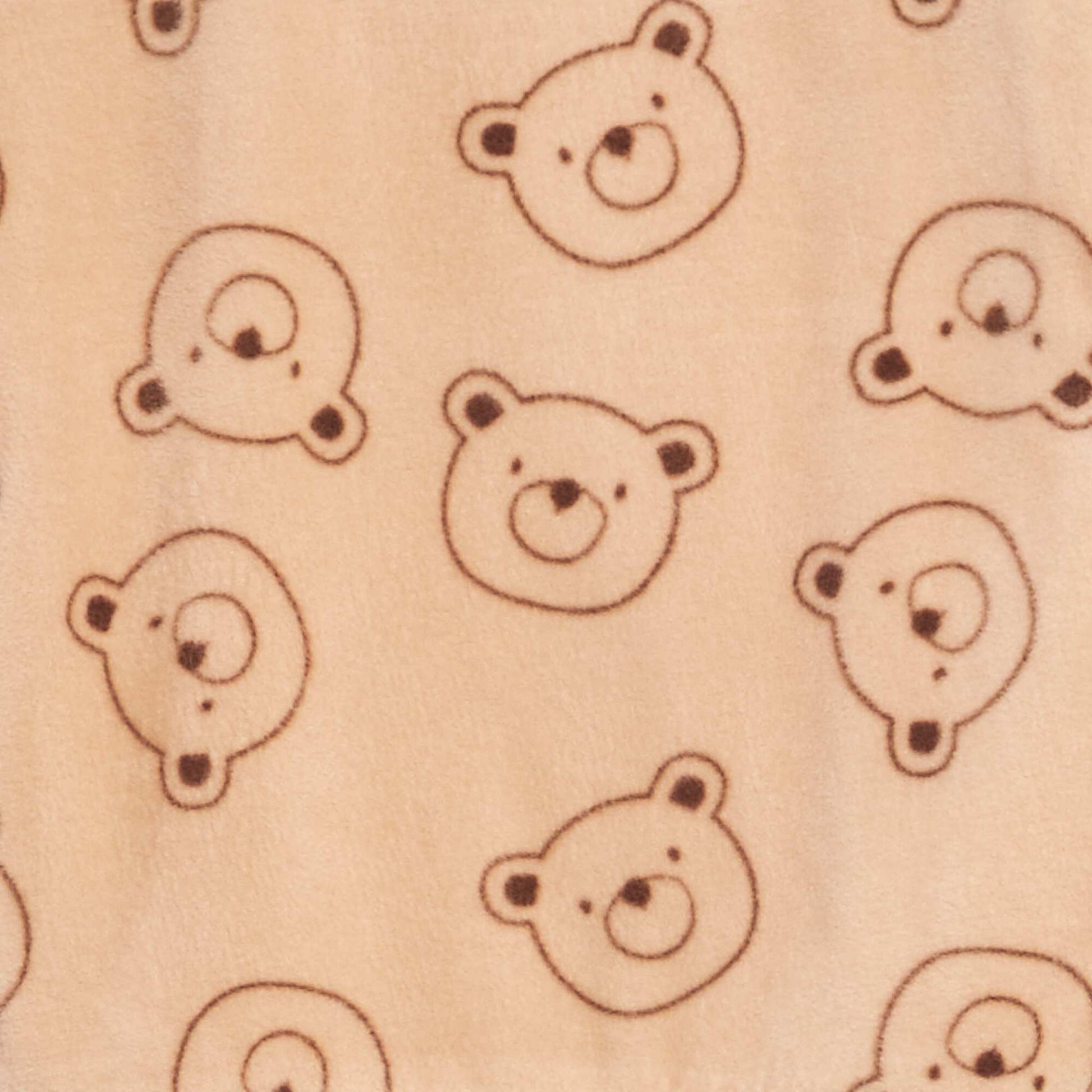 Ensemble pyjama en polaire imprim t-shirt + pantalon - 2 pi ces Marron