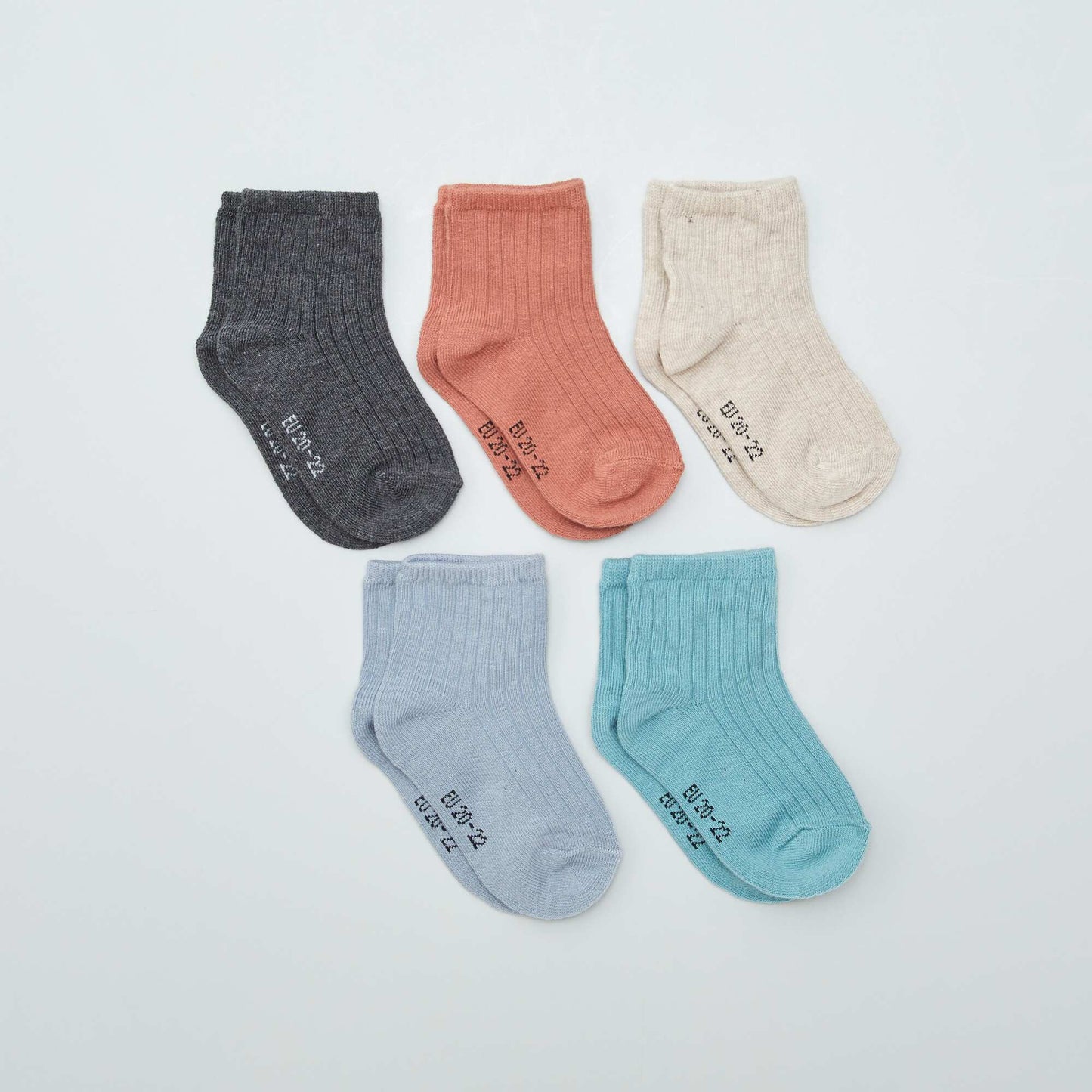 Lot de 3 paires de chaussettes Bleu