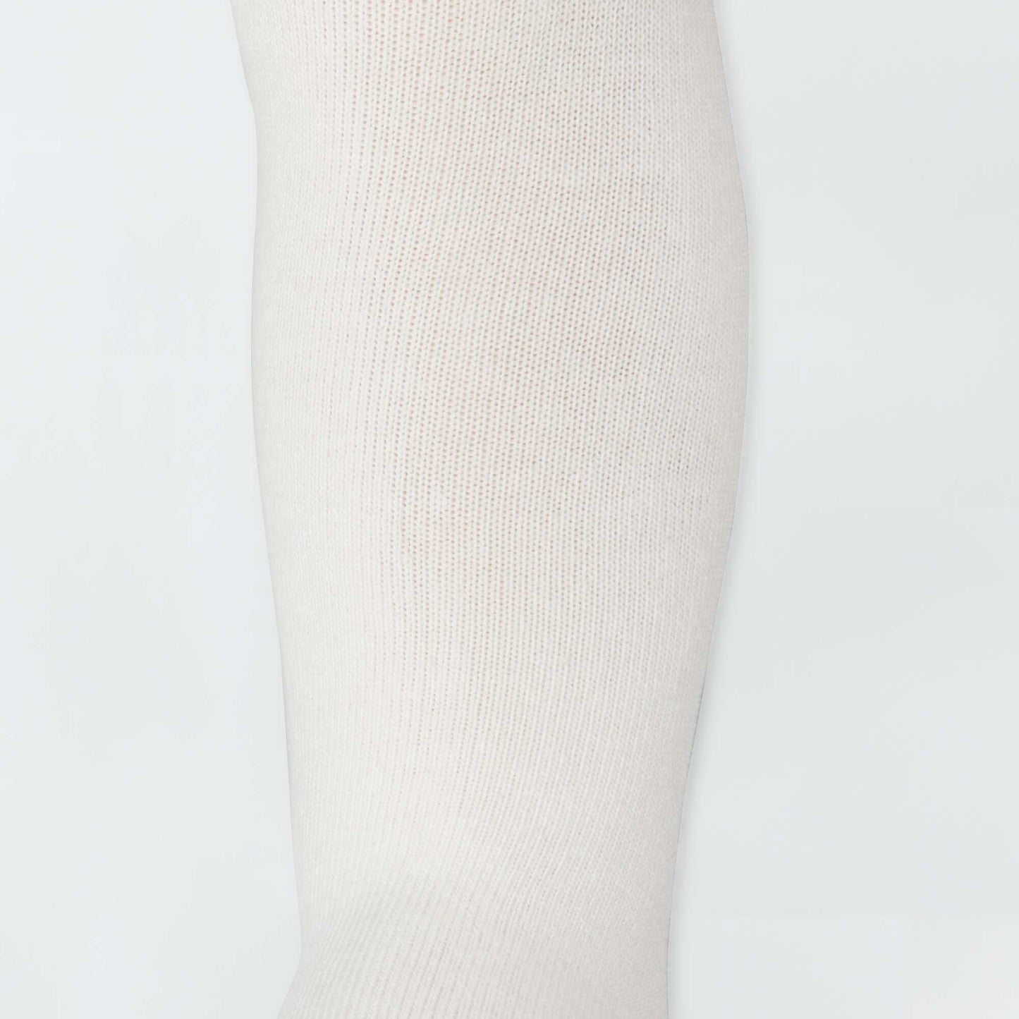 Collants unis et chauds blanc