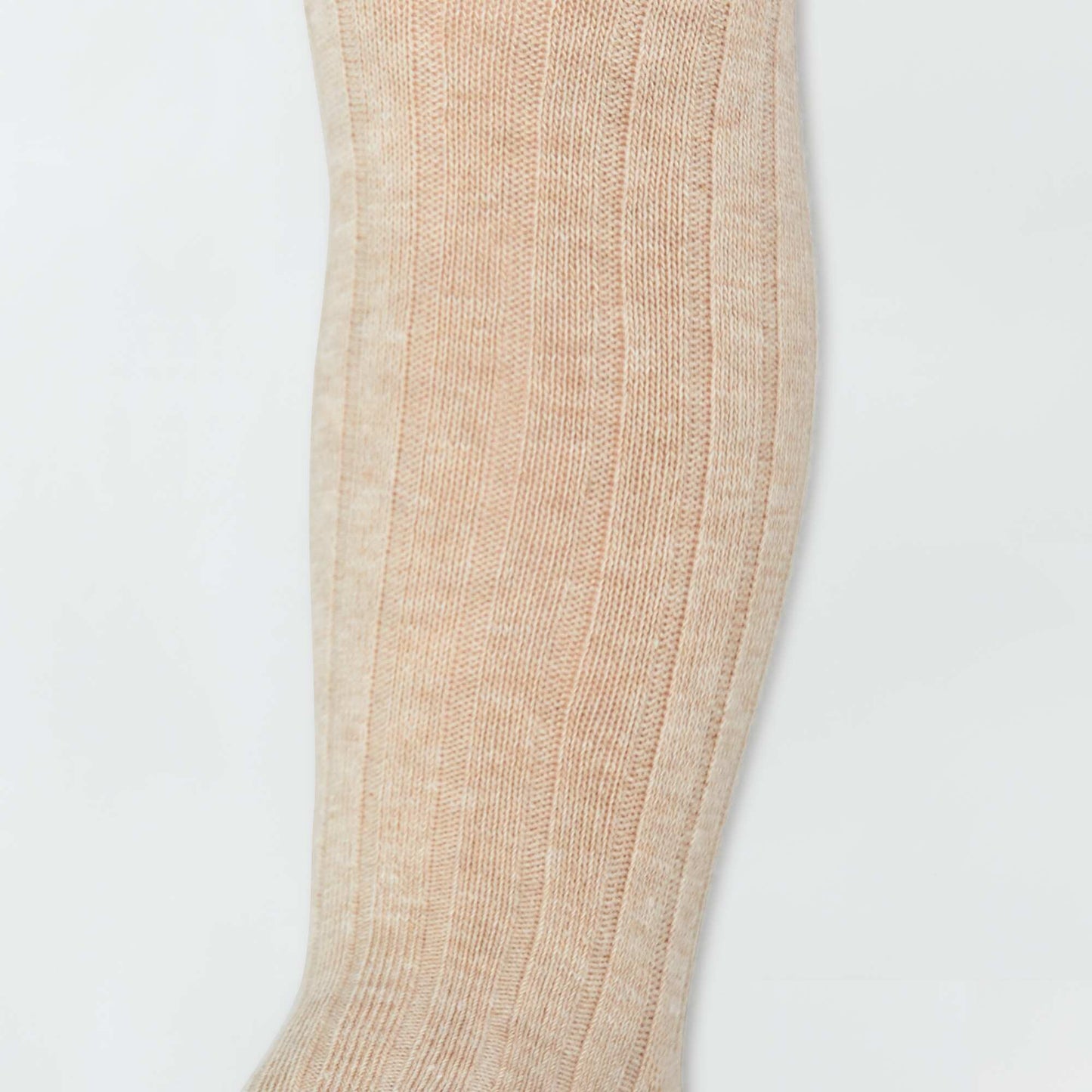 Collants unis et chauds Beige