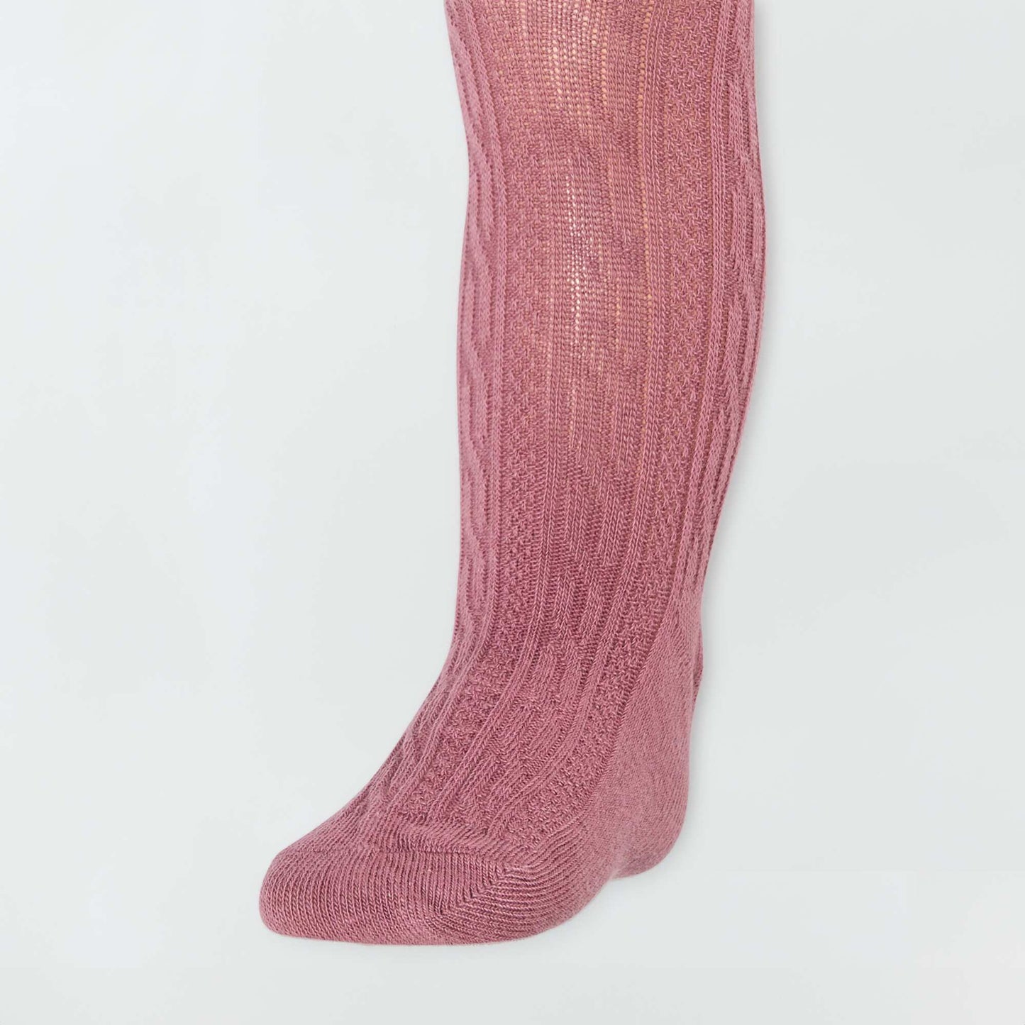 Collants chauds en maille torsade - Lot de 2 Anthracita/rose