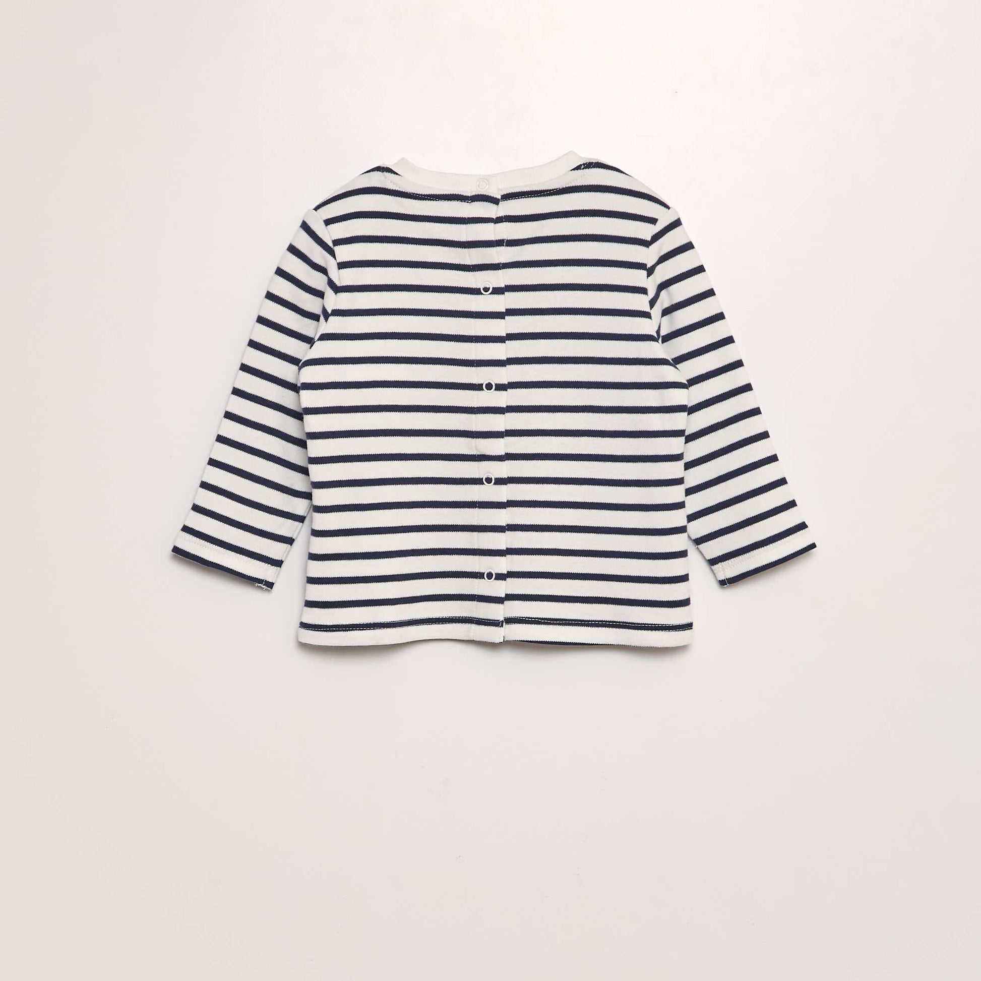 T-shirt rayures Blanc