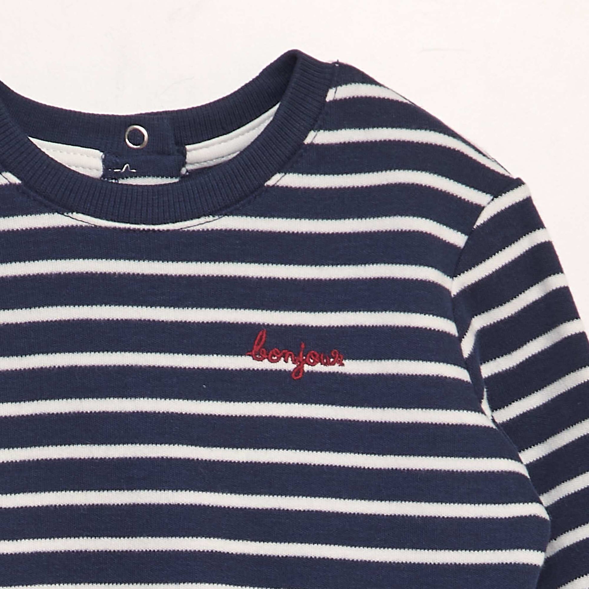 T-shirt rayures Bleu