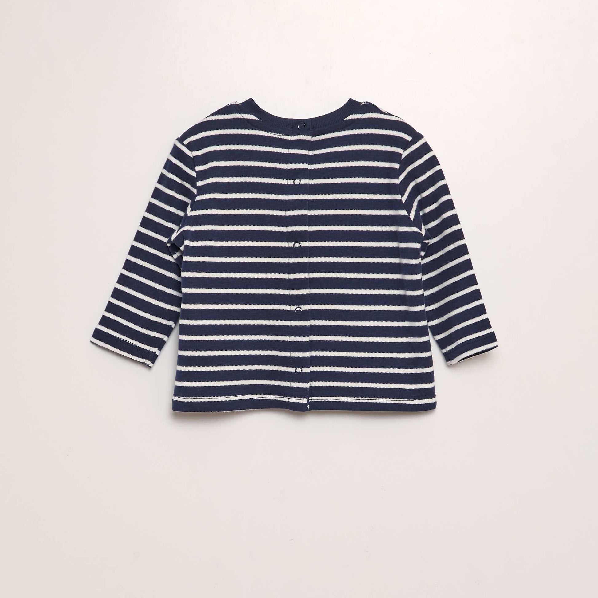 T-shirt rayures Bleu
